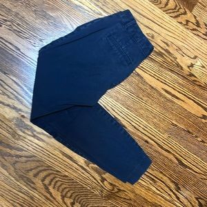 Gap navy 2r skinny ankle khaki